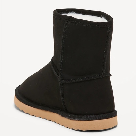 Faux-Suede Faux-Fur Lined Boots for Toddler Girls - Picture 3 of 6